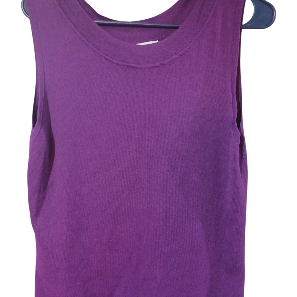 Dressbarn Rich Purple Tank Top